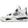 Nike Air Jordan 4 Retro Military Black GS - White/Black/Neutral Grey