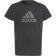 adidas Girl's Future Icons Cotton Loose Badge Of Sport T-shirt - Black Melange/White (HM2646)