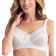 Miss Mary Cotton Dots Lace Bra - White