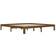vidaXL Solid Pine 24.5cm Sengeramme 200x200cm