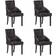 vidaXL 3056697 Chaise de Cuisine 95cm 4pcs