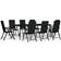 vidaXL 3099112 Patio Dining Set, 1 Table incl. 8 Chairs