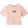 The North Face Girl's Cropped Graphic T-shirt - Pink