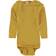 ENGEL Natur Long Sleeved Baby Bodysuit - Saffron (709030-18)