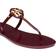 Tory Burch Mini Miller Jelly - Bordeaux