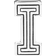 Pandora Letter I Clip Charm - Silver