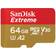 SanDisk Extreme microSDXC Class 10 UHS-I U3 V30 A2 170/80MB/s 64GB