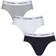 Calvin Klein Cotton Stretch Hip Brief 3-pack - Grey/Black/White