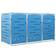 vidaXL Triple Dustbin Shelter 207x77.5x115cm (Building Area )
