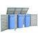 vidaXL Triple Dustbin Shelter (Areal )