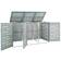 vidaXL Triple Dustbin Shelter 207x77.5x115cm (Building Area )