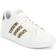 adidas Junior Grand Court - White/White/White/Beige Metallic