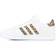 Adidas Junior Grand Court - White/White/White/Beige Metallic