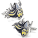 Cufflinks Inc Augustana University Cufflinks - Silver/Multicolour