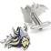 Cufflinks Inc Augustana University Cufflinks - Silver/Multicolour