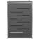 vidaXL Single Wheelie Bin Shed 69x77.5x115cm (Superficie edificio )