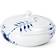 Royal Copenhagen Blue Mega Fluted med Låg Skål 24.3cm