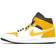 NIKE Air Jordan 1 Mid - White/University Gold/Black