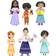 JAKKS Pacific Disney Encanto The Madrigal Family 6 Pack