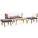vidaXL 46678 Loungeset, 1 Bord inkl. 3 Soffor