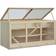 Pawhut Wooden Hamster Cage with Tray 115x57x55cm