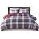 Madison Park Essentials Parkston Bedspread Gray, Brown, Black, Red, Blue (228.6x218.4)