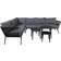 Venture Design Roxo Lounge-Set, 3 Tisch einschl. 4 Sofas