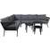 Venture Design Roxo Loungesæt, 3 borde inkl. 4 sofaer