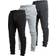 Ultra Performance Active Tech Joggers Men's 3-pack - Black/Charcoal/Heather Grey