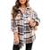 Automet Women's Casual Plaid Shacket