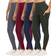 Youngcharm Women's High Waist Tummy Control Workout Yoga Pants 4-pack