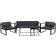 Venture Design Dakar Loungeset, 2 Bord inkl. 2 Stolar & 1 Soffor