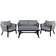 Venture Design Virya Loungesæt, 1 borde inkl. 2 stole & 1 sofaer