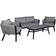 Venture Design Virya Loungesæt, 1 borde inkl. 2 stole & 1 sofaer