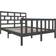 vidaXL Bed Frame Solid Pine 69.5cm Sängram 135x190cm