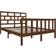 vidaXL Bed Frame Solid Pine 69.5cm Sängram 135x190cm