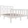 vidaXL Bed Frame Solid Pine 69.5cm Sängram 135x190cm