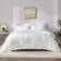 CozyLux Seersucker Bedspread White, Black, Pink, Green, Grey (223.5x223.5cm)