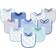 Luvable Friends Terry Bibs 10-pack Boy Elephant Stars