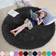 Amdrebio Fluffy Circle Rug Ø48