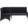 vidaXL 310224 - Black Sofa