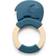 Sebra Silicone Teething Ring on a Wooden Ring, Fanto