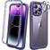 Diaclara Bumper Case with Screen Protector + 2 Pack Camera Lens Protector for iPhone 14 Pro Max