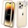 Diaclara Bumper Case with Screen Protector + 2 Pack Camera Lens Protector for iPhone 14 Pro Max