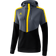 Erima Womens Squad Hoody - Slate Grey/Black/Yellow
