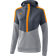 Erima Womens Squad Hoody - Slate Grey/Monument Grey/New Orange