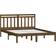 vidaXL Bed Frame Solid Pine 100cm Sengeramme 135x190cm
