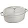 Staub Oval med lock 5.5 L