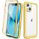 Diaclara Soft TPU Case with Anti-Scratch Screen Protector for iPhone 13