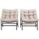 Walker Edison Papasan 2-pack Lounge Chair